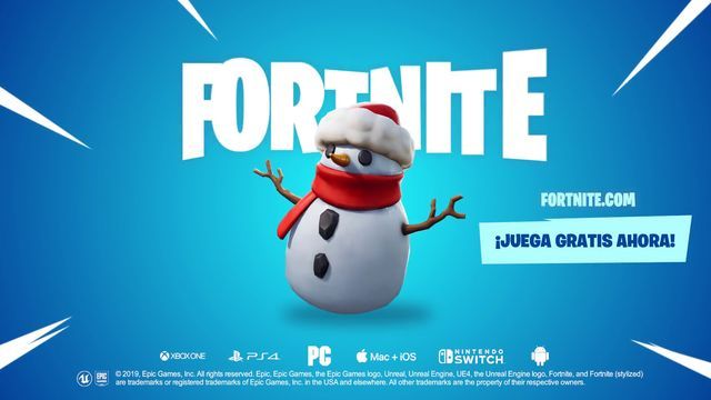  - fortnite munecos de nieve